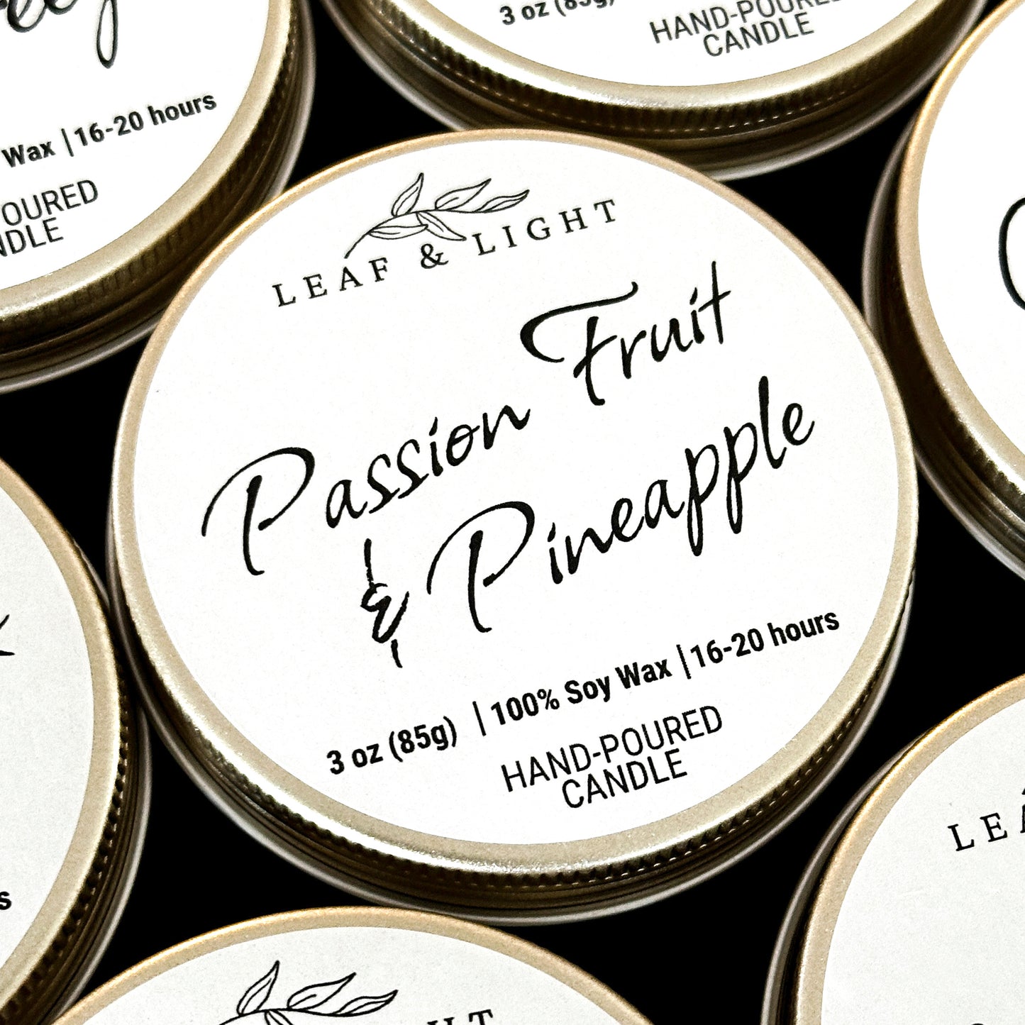 PASSION FRUIT & PINEAPPLE - TRAVEL CANDLE (3 oz)