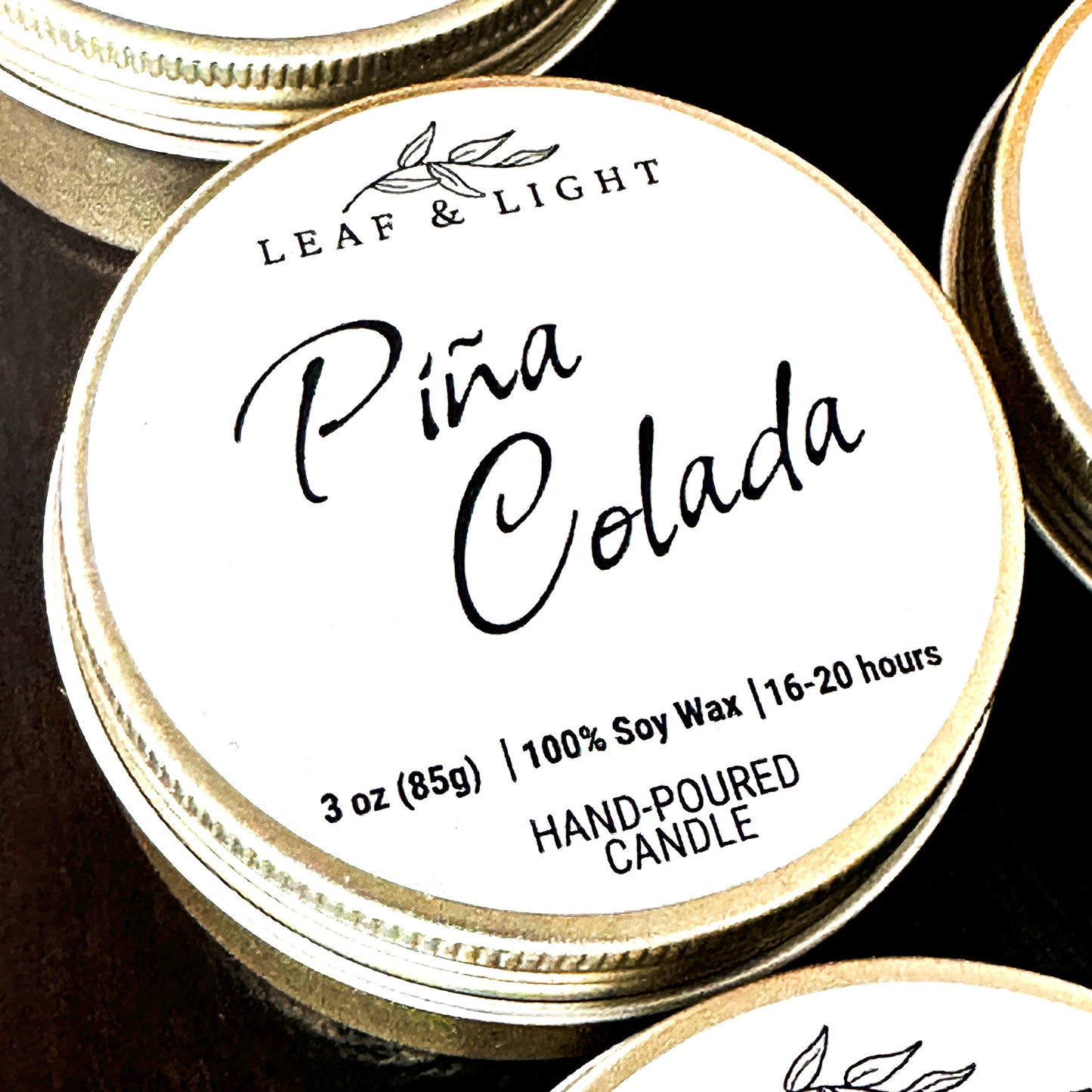 PIÑA COLADA - SMALL ROOM CANDLE (3 oz)
