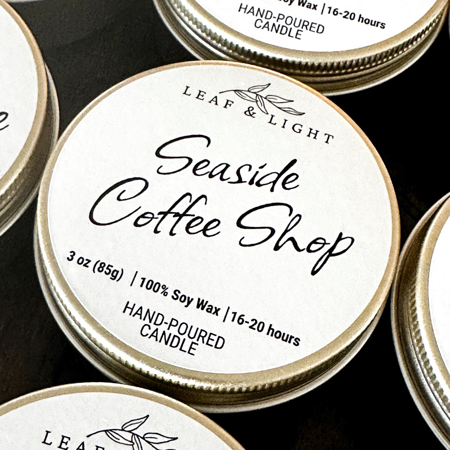 SEASIDE COFFEE SHOP - SMALL ROOM CANDLE (3 oz)