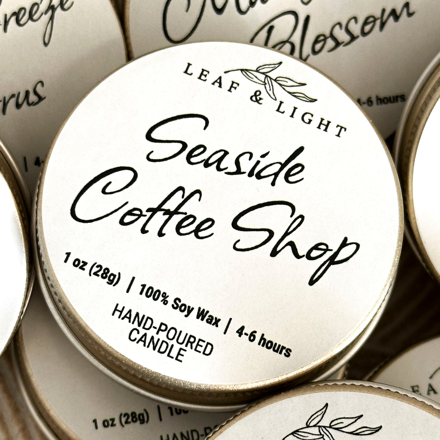 SEASIDE COFFEE SHOP - MINI CANDLE (1 oz)