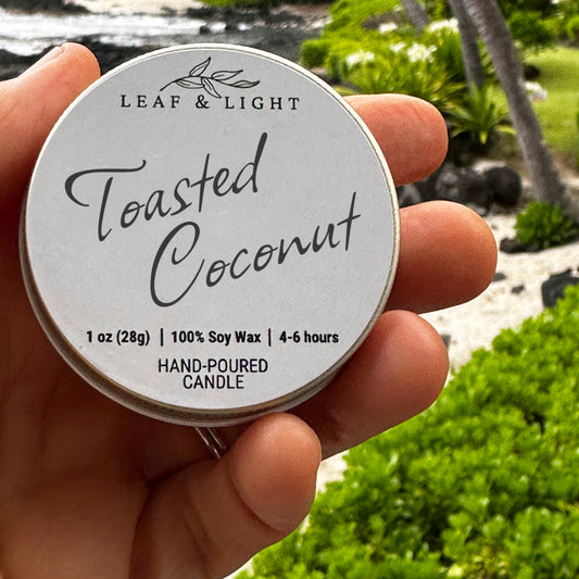 TOASTED COCONUT - MINI CANDLE (1 oz)
