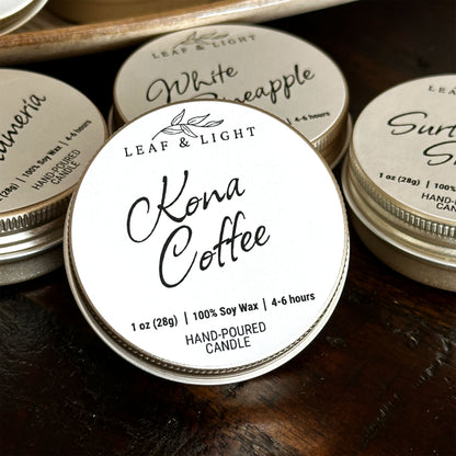 KONA COFFEE | HAWAII SCENTED MINI CANDLE (1 oz)