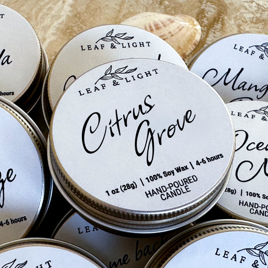 CITRUS GROVE - MINI CANDLE (1 oz)