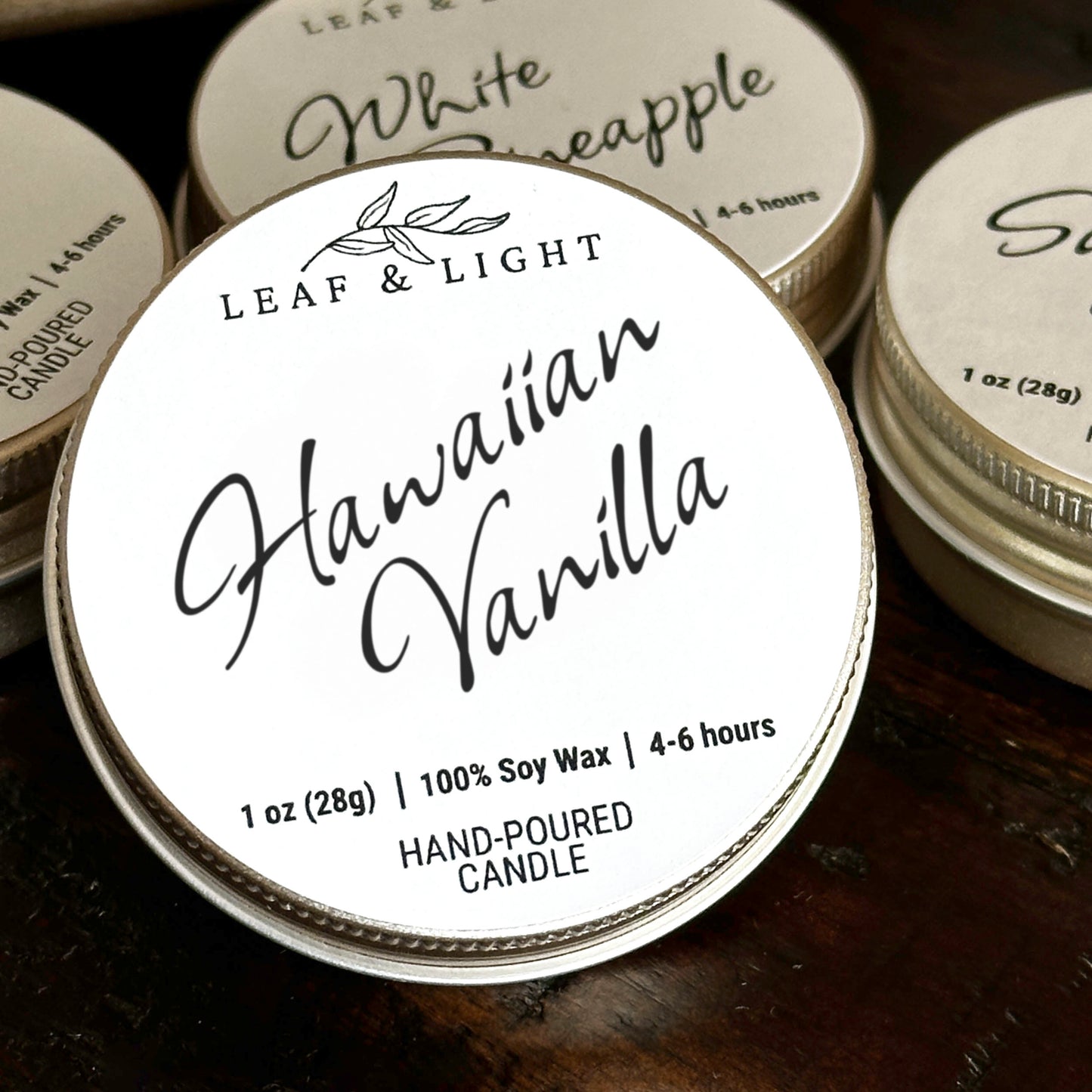 HAWAIIAN VANILLA | MINI HAWAIIAN CANDLE (1 oz)