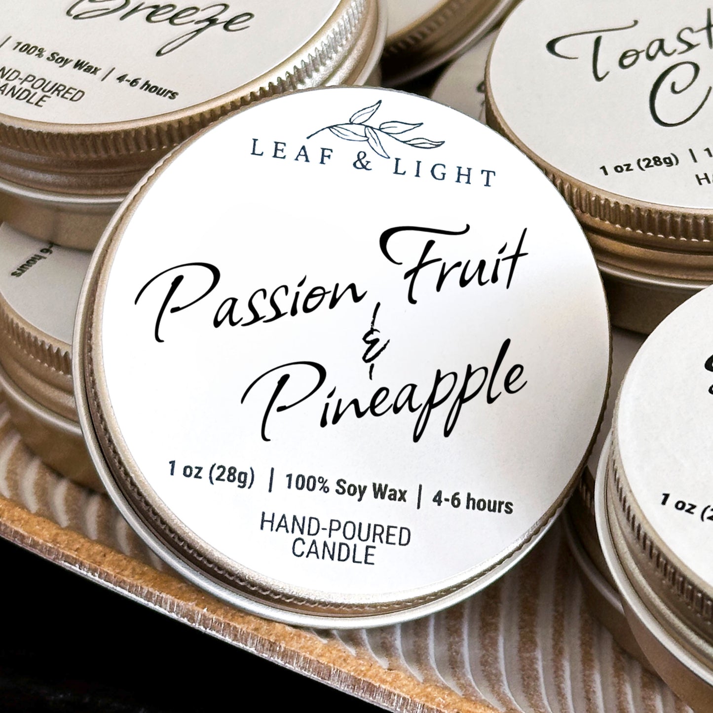 PASSION FRUIT AND PINEAPPLE - MINI CANDLE (1 oz)
