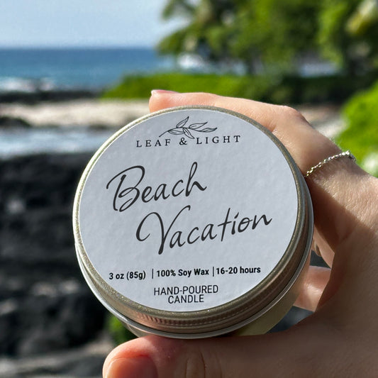 BEACH VACATION - TRAVEL CANDLE (3 oz)