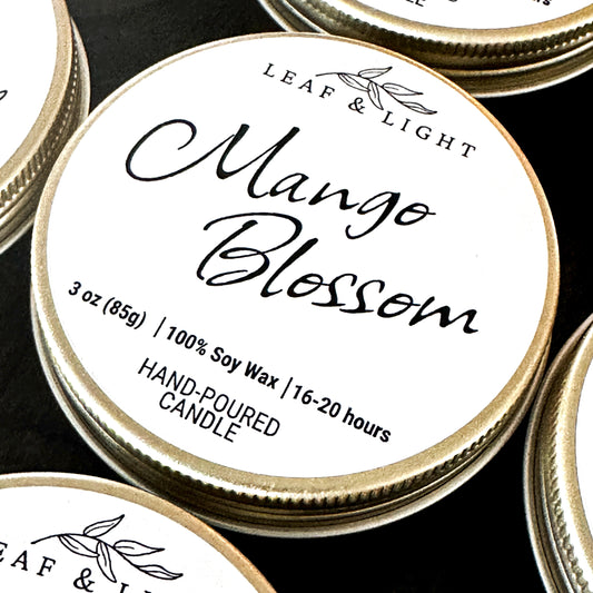 MANGO BLOSSOM - SMALL ROOM CANDLE (3 oz)