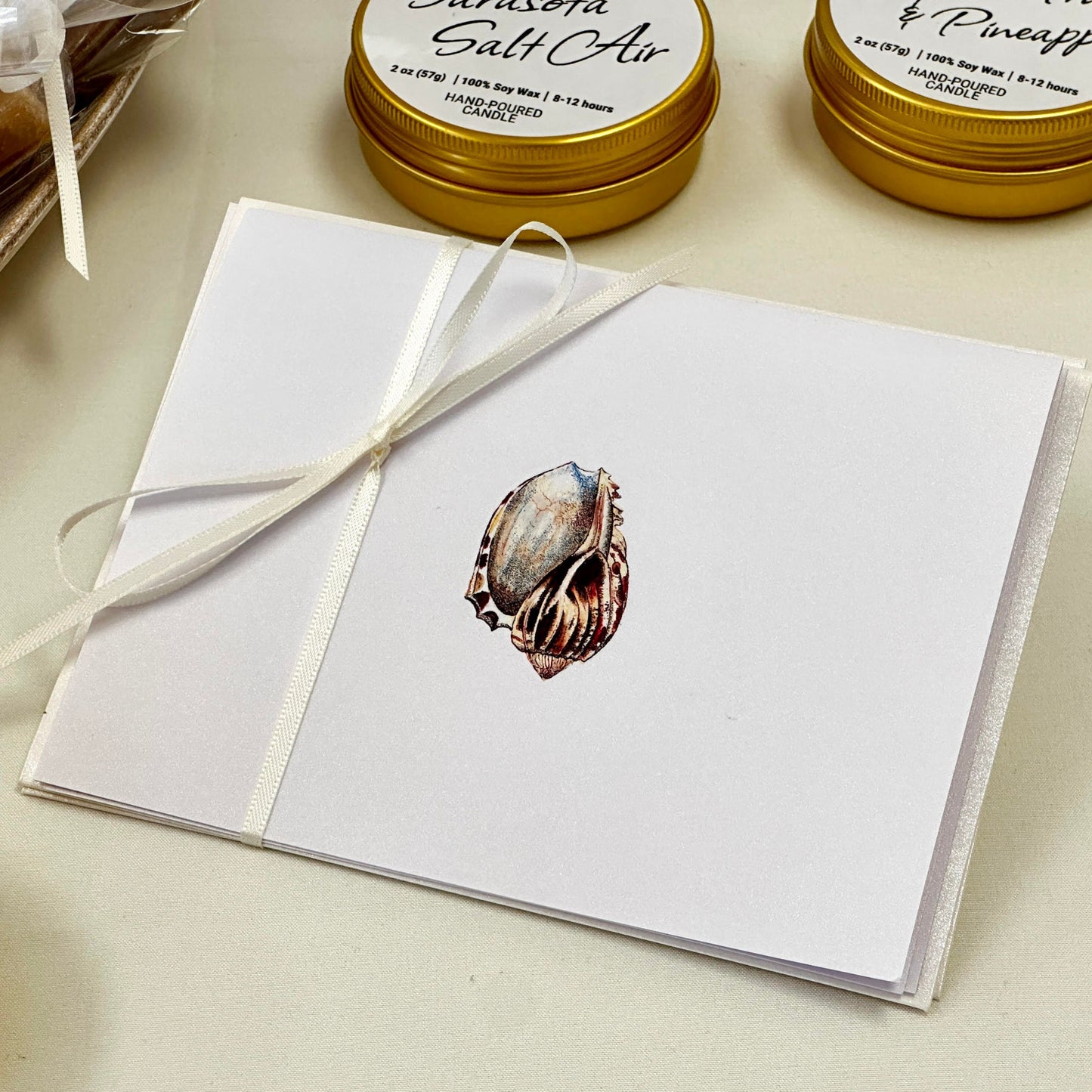 VINTAGE SHELLS – SHIMMER NOTECARDS