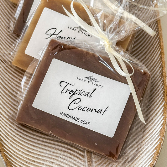 TROPICAL COCONUT - HANDMADE SOAP
