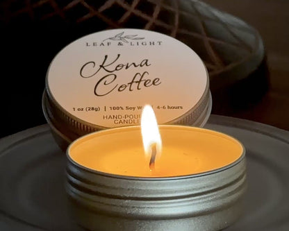 KONA COFFEE | HAWAII SCENTED MINI CANDLE (1 oz)